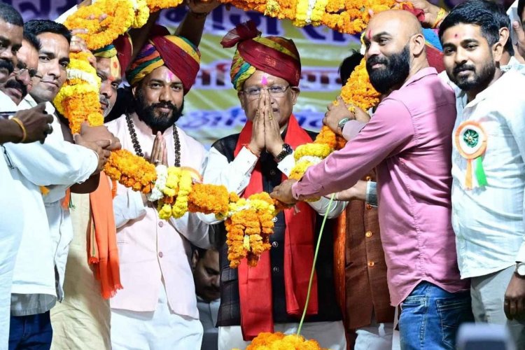 चन्द्रनाहू कुर्मी क्षत्रिय समाज के अधिवेशन में शामिल हुए मुख्यमंत्री श्री विष्णुदेव साय.