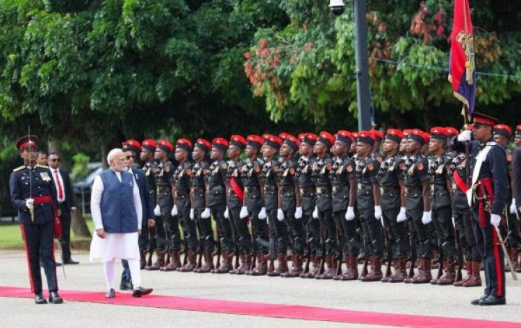 श्रीलंका में PM मोदी का शानदार स्वागत, दिया गार्ड ऑफ ऑनर, कई समझौतों पर लग सकती है मुहर
