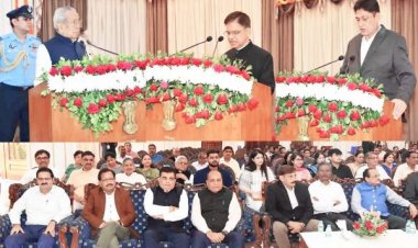 राज्यपाल ने  आलोक चन्द्रवंशी और  नरेंद्र कुमार शुक्ल को सूचना आयुक्त पद की शपथ दिलाई