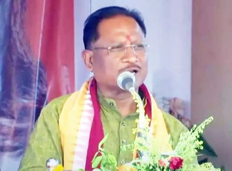 सीएम विष्णुदेव साय ने कोरबा में रैली को किया संबोधित