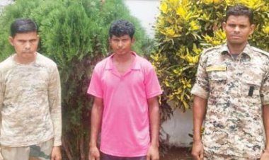 टीआई की गाड़ी को उड़ाने विस्फोट करने वाला नक्सली गिरफ्तार