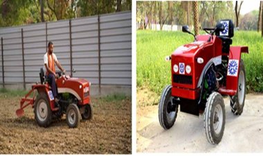 छोटे किसानों की जरूरत के लिए विकसित ट्रैक्टर, रांची के एमएसएमई ने संयंत्र लगाने में दिखाई रुचि