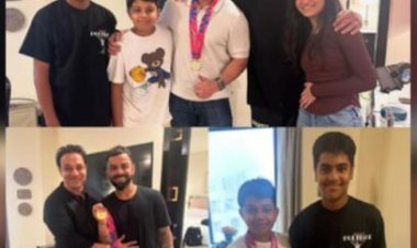 विराट कोहली ने दिल्ली में परिवार के साथ मनाया टी20 विश्व कप जीत का जश्न