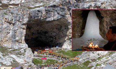 पांच दिनों में एक लाख से अधिक श्रद्धालुओं ने किए बाबा बर्फानी के दर्शन