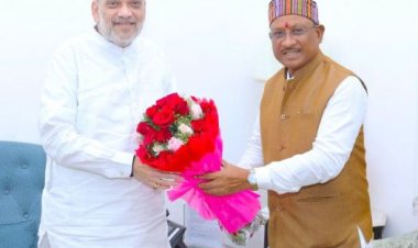 CM विष्णुदेव साय ने की केंद्रीय गृहमंत्री अमित शाह से छत्तीसगढ़ विजन @2047 पर चर्चा