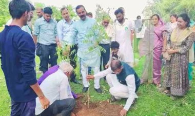 पर्यावरण प्रेमियों ने 500 नीम पौधों का किया रोपण