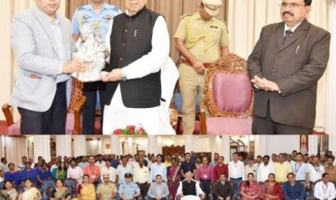 राज्यपाल विश्वभूषण हरिचंदन को दी गई भावभीनी विदाई