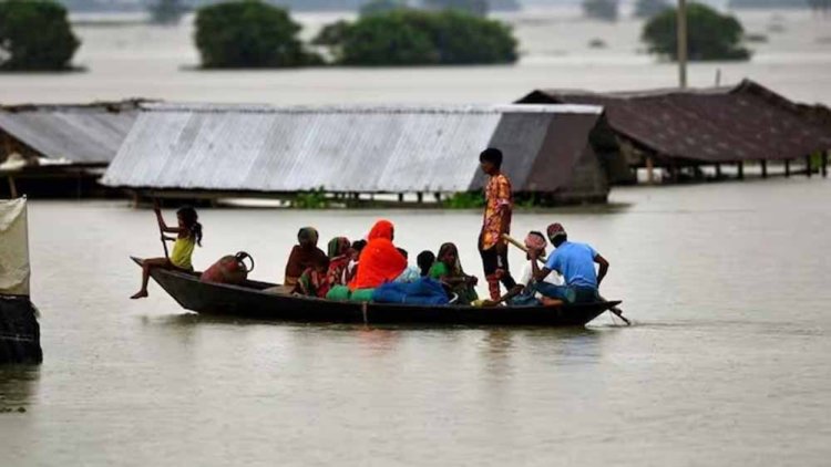 असम के 28 जिले बाढ़ की चपेट में, 11 लाख लोग प्रभावित