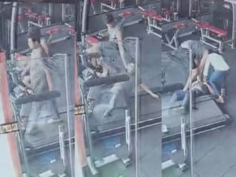 जिम में ट्रेड मिल पर दौड़ते हुए युवक की मौत