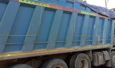 भारी भरकम हाइवा, ट्रक नो एंट्री टाइम में शहर के भीतर कर रहे एक्सीडेंट