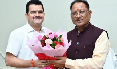 नए सीएम हाउस में साय ने शुरू किया कामकाज