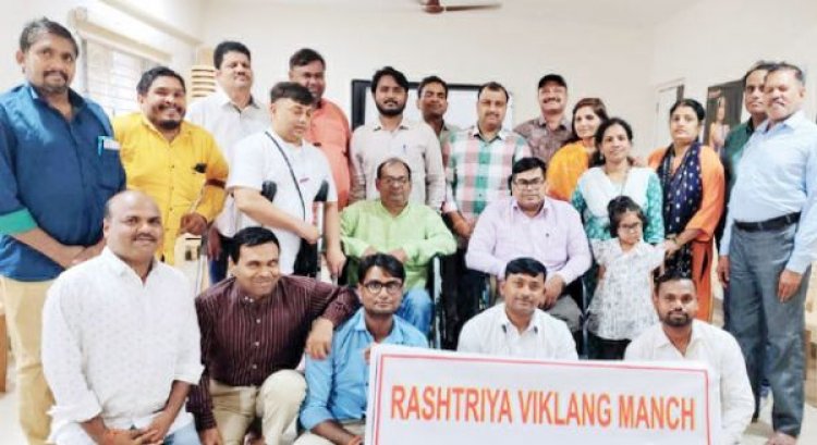 ईश्वर छाटा बने राष्ट्रीय विकलांग मंच के कोषाध्यक्ष