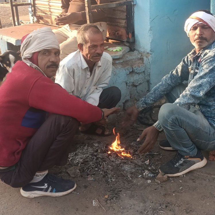 विदिशा में बदला मौसम:पहाड़ी इलाकों में बर्फबारी का असर; 8 डिग्री के नीचे पहुंच तापमान