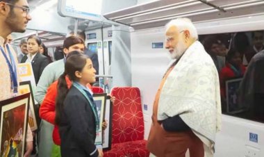 PM मोदी ने ‘नमो भारत ट्रेन’ को दिखाई हरी झंडी, रैपिड रेल में किया सफर