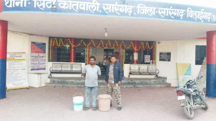 अवैध शराब बिक्री, आरोपी गिरफ्तार