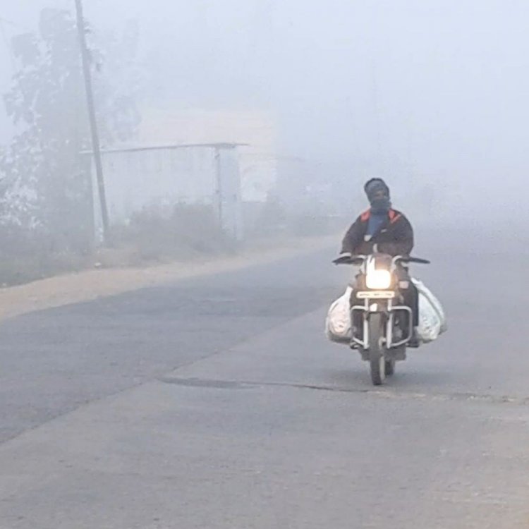 मंडला में न्यूनतम तापमान 8.8 डिग्री पहुंचा:सुबह घना कोहरा छाया, अगले 2-3 दिन में तापमान में गिरावट की संभावना