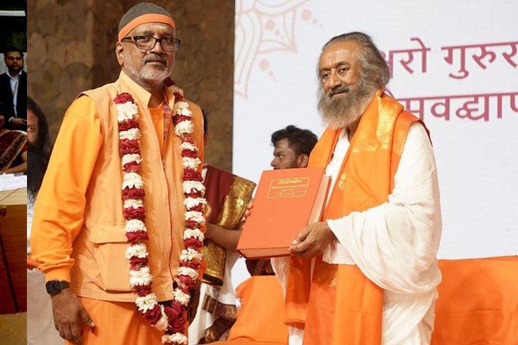 “आदि शंकराचार्य ने भारत को अद्वैत ज्ञान से प्रकाशित किया” : पद्मविभूषण रविशंकर