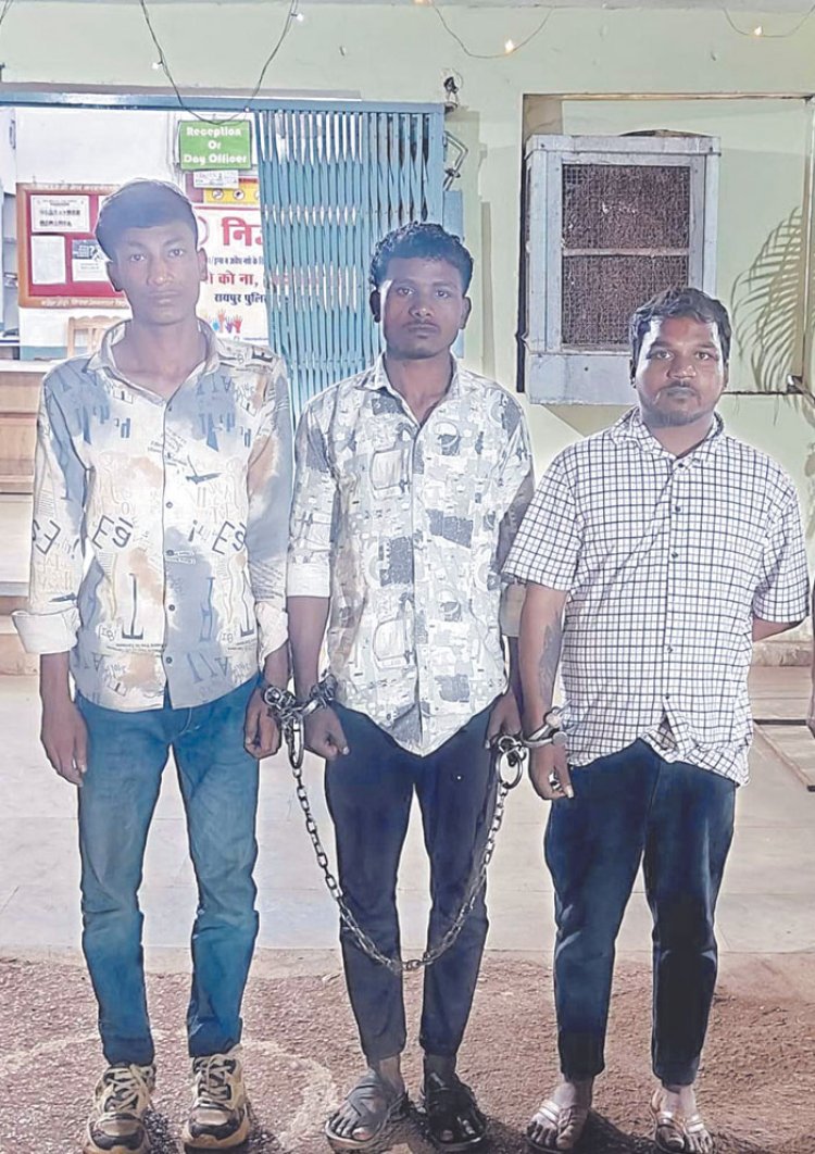 ट्रक ड्राइवर को बंधक बना रैैनसम मांगने वाले तीन गिरफ्तार