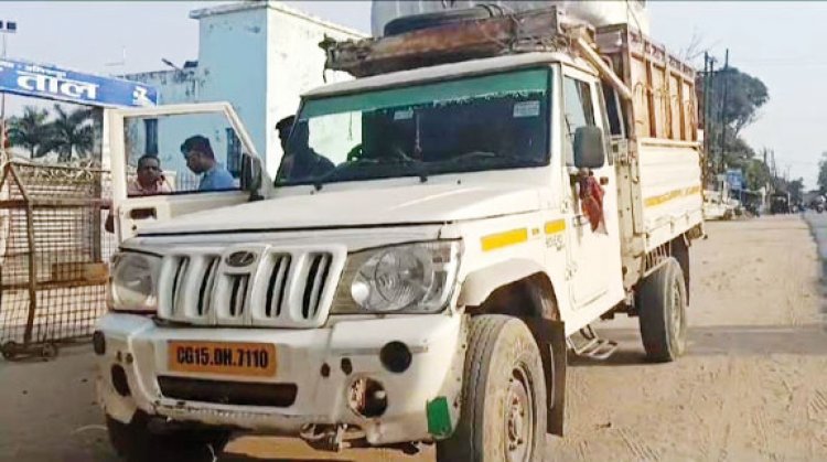 दिनदहाड़े पिकअप चालक से मारपीट व नगदी लूट