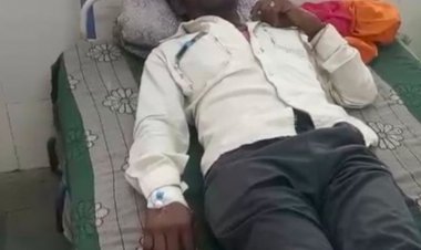 बारपान में दो बाइक में टक्कर, एक चालक घायल:दूसरा मौके से फरार; पुलिस सीसीटीवी फुटेज से कर रही तलाश