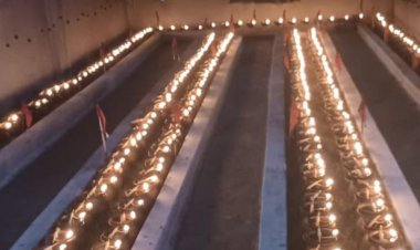 कलबोड़ी में जगमगा रहे अखंड मनोकामना ज्योति कलश:26 जिलों से आए श्रद्धालुओं ने की 463 कलशों की स्थापना, आज होगी विशेष पूजन