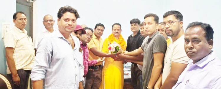 संजय को जिपं अध्यक्ष बनने पर क्रांतिकारी शिक्षक संघ ने दी बधाई