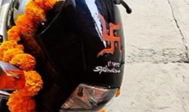 जीजा के लेन-देन में फंसी बाइक:एक साल से नहीं मिल रही वापस; युवक ने गुना कलेक्टर से लगाई गुहार