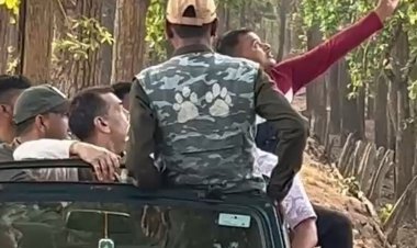 कान्हा टाइगर रिजर्व में हॉक-फोर्स के जवानों ने उड़ाया ड्रोन:कोर एरिया में नियमों का उल्लंघन होने पर वन विभाग ने आईजी को लिखा पत्र