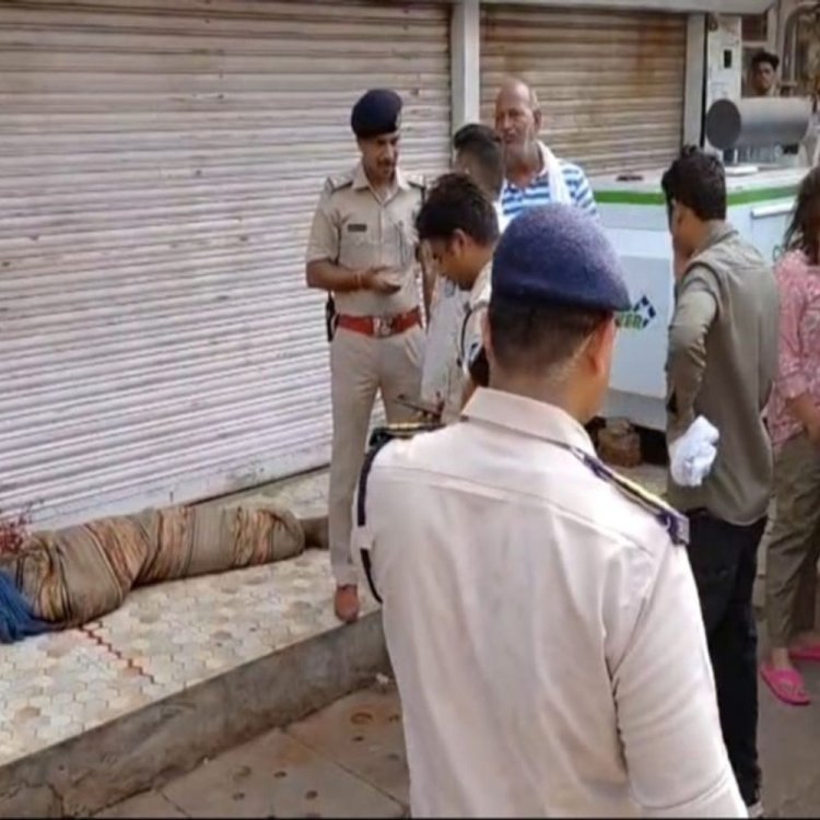 ग्वालियर में युवक की बेरहमी से हत्या:चादर में लिपटा मिला शव; चेहरा पत्थर से कुचला, CCTV में संदिग्ध भागता दिखा