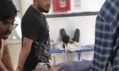 पानी भरने के दौरान पिता&बेटे में विवाद:पंप छीनने से नाराज बेटे ने जहर खाकर लगाई फांसी; डॉक्टर बोले& स्थिति गंभीर