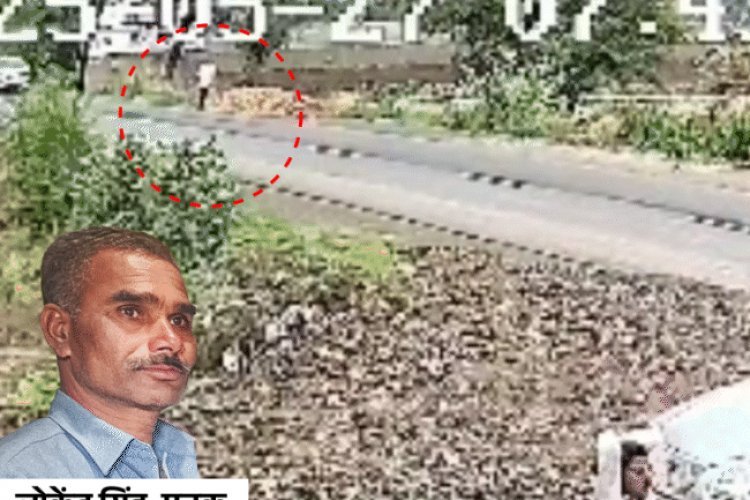 उज्जैन में तेज रफ्तार कार ने किसान को मारी टक्कर:वीडियो आया सामने; हादसे के बाद मौके फरार हुआ कार ड्राइवर