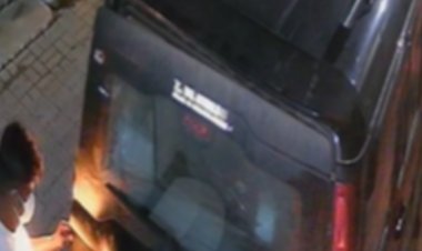 भिंड में डेढ़ मिनट में स्कॉर्पियो चोरी- VIDEO:शहर के वीरेंद्र नगर से इटावा की ओर भागा चोर; आबकारी ठेकेदार की है SUV