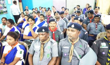 जिला स्काउट गाइड की कार्यकारिणी बैठक