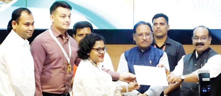 कोंडागांव जिला और माकड़ी ब्लॉक को नीति आयोग से मिला गोल्ड मेडल