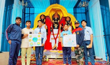 राजिम के शिक्षक की प्रेरणा से छात्र व कैडेट्स की अनूठी पहल