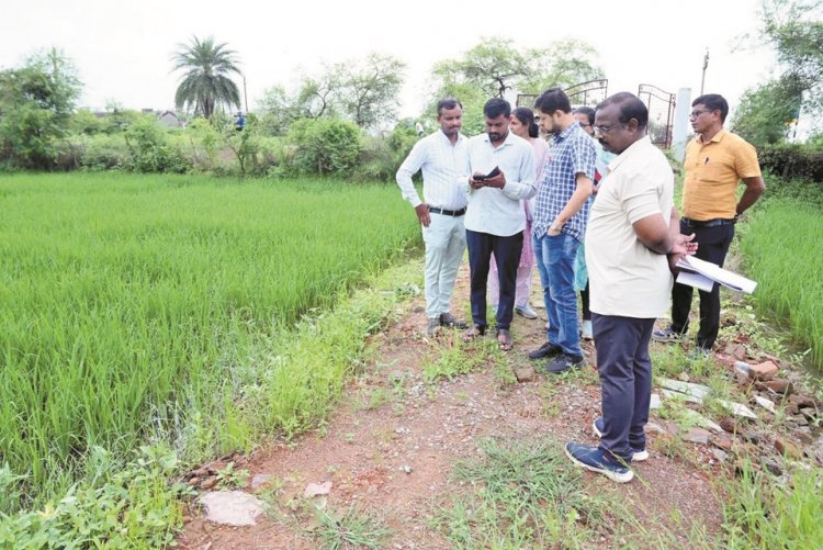 डिजिटल क्रॉप सर्वे का निरीक्षण