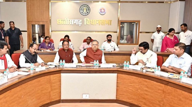 प्रधानमंत्री श्री नरेन्द्र मोदी के छत्तीसगढ़ आगमन की तैयारियों को लेकर उच्च स्तरीय बैठक.