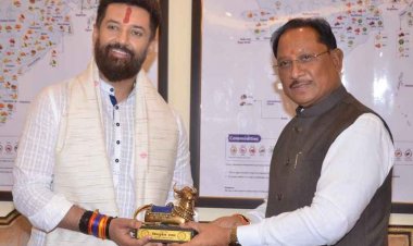 मुख्यमंत्री श्री विष्णुदेव साय की केंद्रीय मंत्री श्री चिराग पासवान के साथ अहम मुलाकात.