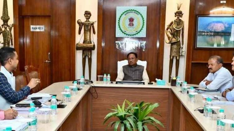 गुणवत्तापूर्ण कार्य करते हुए सिंचाई परियोजनाओं के कार्य में लाएँ गति – मुख्यमंत्री श्री विष्णु देव साय.