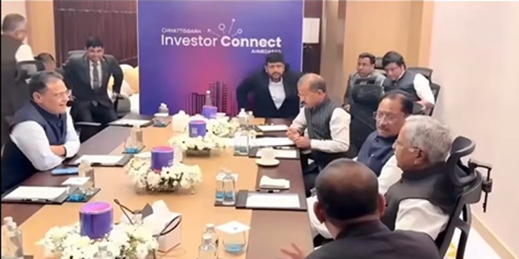 वाडीलाल ग्रुप छत्तीसगढ़ में खाद्य प्रसंस्करण इकाई लगाएगा, मुख्यमंत्री से हुई अहमदाबाद में मुलाकात.