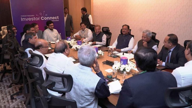 अहमदाबाद के टेक्सटाइल एसोसिएशन समूह ने मुख्यमंत्री विष्णुदेव साय से की मुलाकात.