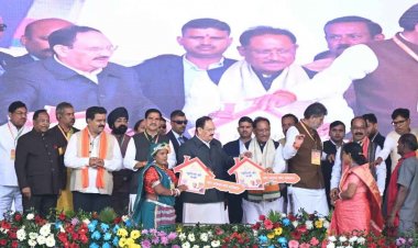 सुशासन और विकास के दो वर्ष पूरे केंद्रीय स्वास्थ्य मंत्री जे.पी. नड्डा और मुख्यमंत्री विष्णु देव साय की गरिमामयी उपस्थिति में भव्य आयोजन.