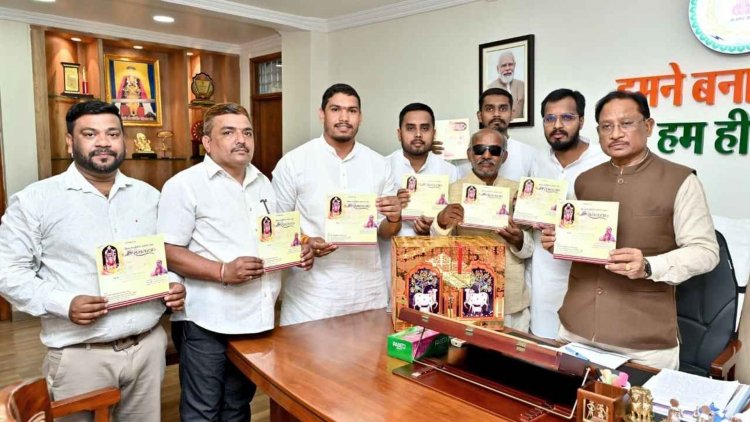 मुख्यमंत्री श्री विष्णुदेव साय ने श्री रामकथा पोस्टर एवं कैलेंडर का किया विमोचन.