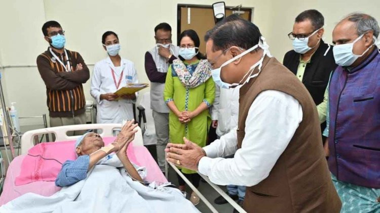 मुख्यमंत्री श्री विष्णुदेव साय ने ज्ञानपीठ पुरस्कार से सम्मानित साहित्यकार श्री विनोद कुमार शुक्ल के स्वास्थ्य लाभ की कामना की.