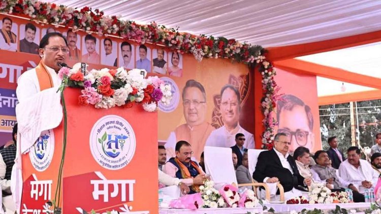 परम् पूज्य बाबा गुरु घासीदास जी की जयंती पर मानव सेवा का महाअभियान — रायपुर में 5 दिवसीय निःशुल्क मेगा हेल्थ कैम्प प्रारंभ