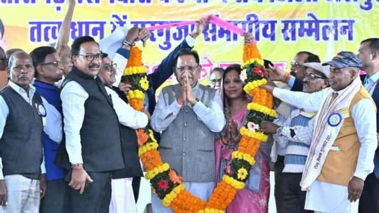 मुख्यमंत्री श्री साय शामिल हुए पेंशनर सम्मेलन में