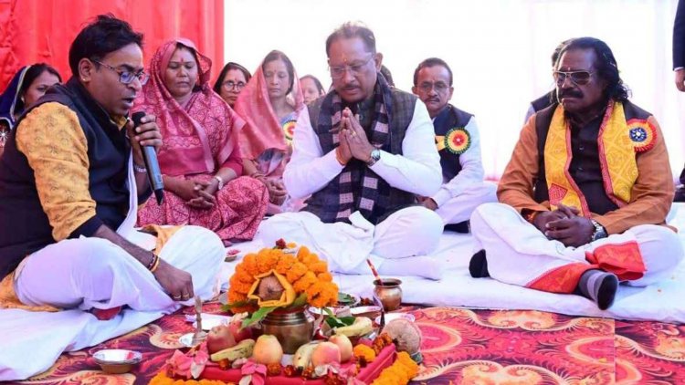 मुख्यमंत्री श्री विष्णुदेव साय ने 40.25 करोड़ रूपए लागत के विकास कार्यों का किया लोकार्पण और भूमिपूजन.