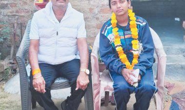 अंडर-19 बालिका क्रिकेट में छत्तीसगढ़ टीम का प्रतिनिधित्व कर लौटीं खुशी, स्वागत