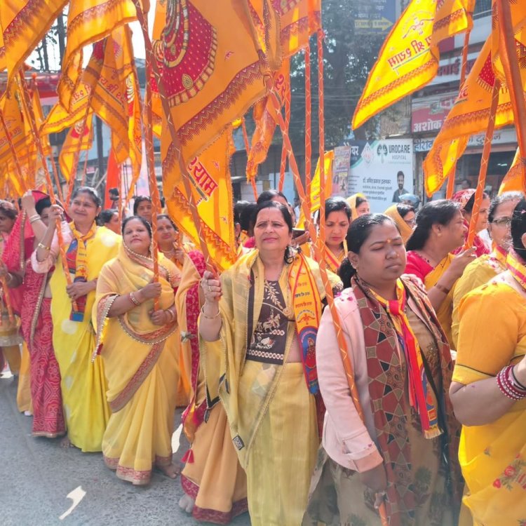 बालाघाट में खाटूश्याम मंदिर का भूमिपूजन:10 हजार वर्गफीट पर बनेगा मंदिर, 3 साल बाद रखी गई नींव