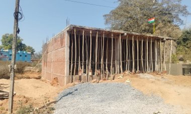 संयुक्त खाते की जमीन पर अवैध निर्माण, शिकायत के बाद भी काम जारी